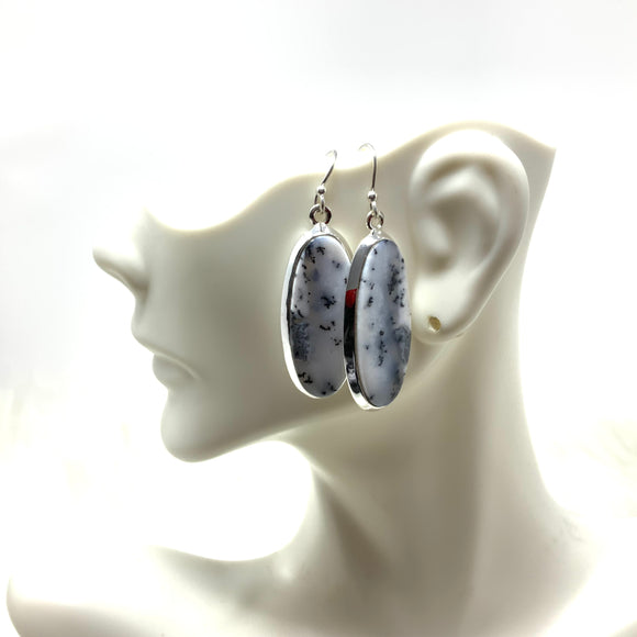 Dendrite Opal Earrings