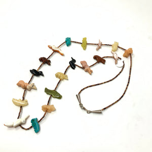 Zuni Fetish Carving Necklace