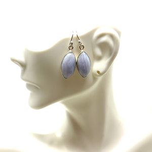 Blue Lace Agate Earrings