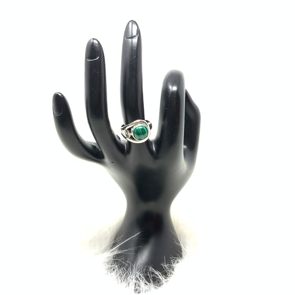 Malachite Ring, size 7