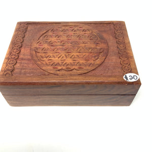 Flower of Life Wood Box