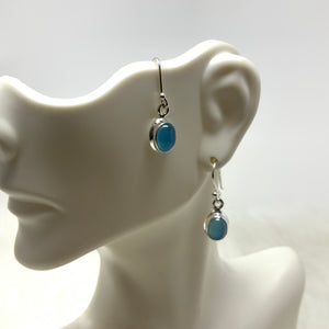 Blue Chalcedony Earrings