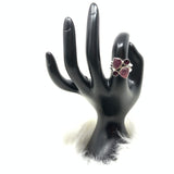 Multistone Ruby Ring, size 9