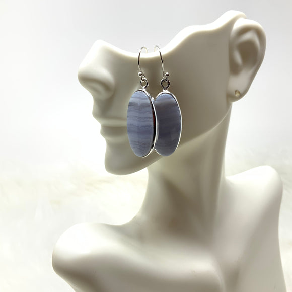 Blue Lace Agate Earrings