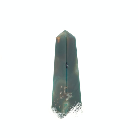 Small Green Agate Tower