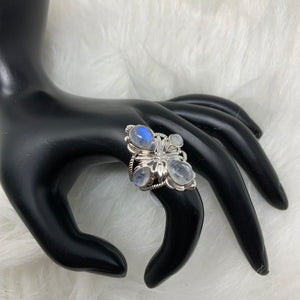 Moonstone Ring, size 8