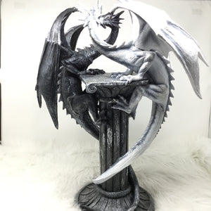 YingYang Double Dragon Statue